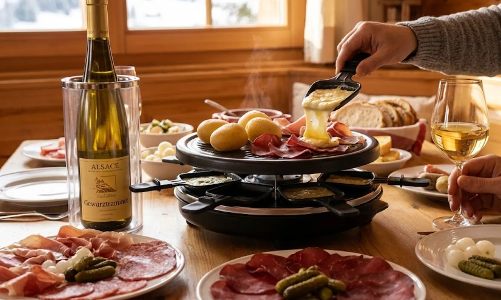 Gewurztraminer et raclette : l’accord audacieux en 5 points